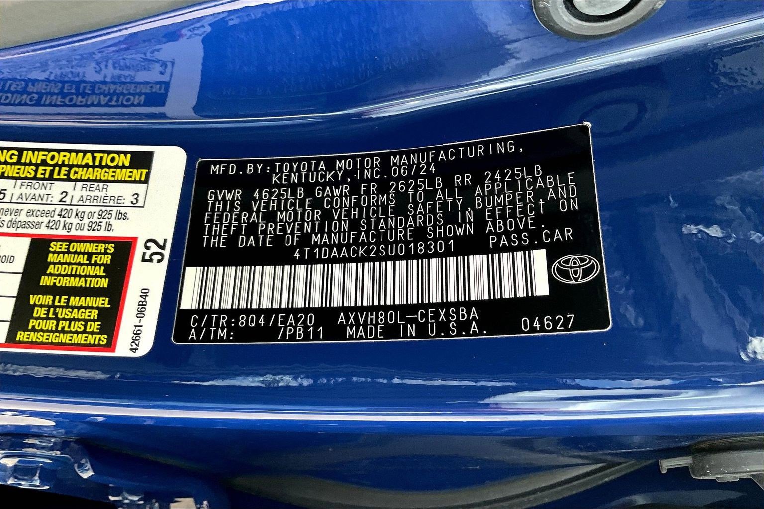 2025 Toyota Camry SE