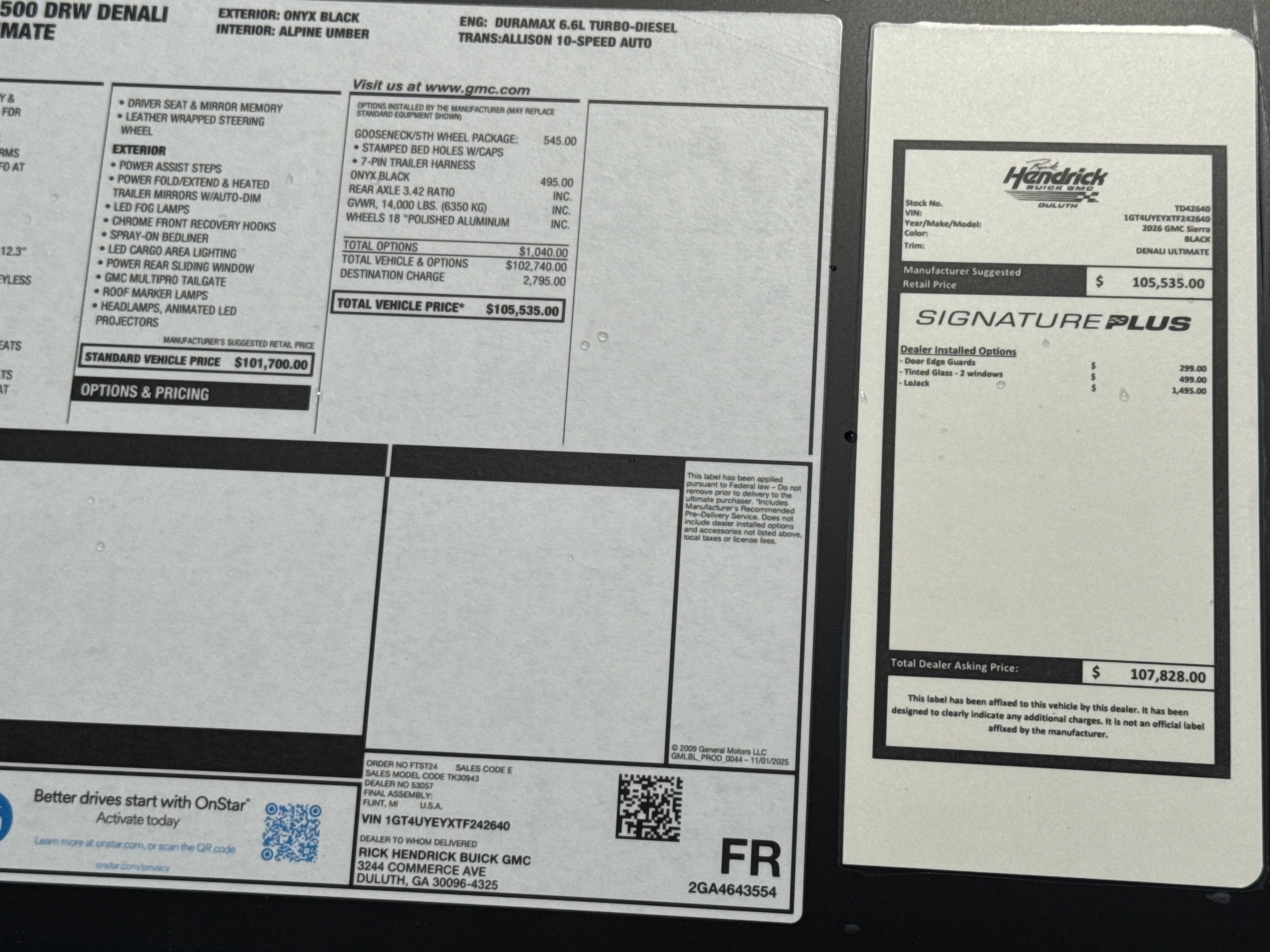 2026 GMC Sierra 3500 Denali Ultimate