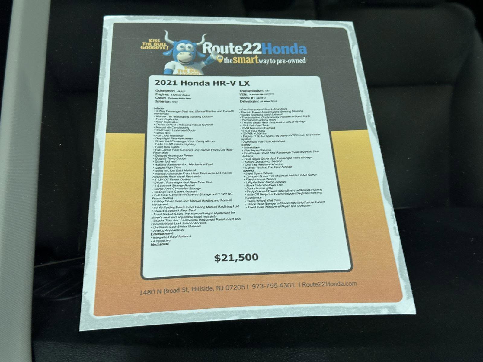 2021 Honda HR-V LX