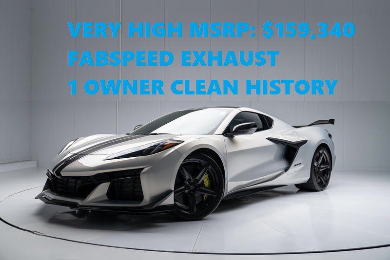 Used 2023 Chevrolet Corvette Z06 w/ Stealth Interior Trim Package