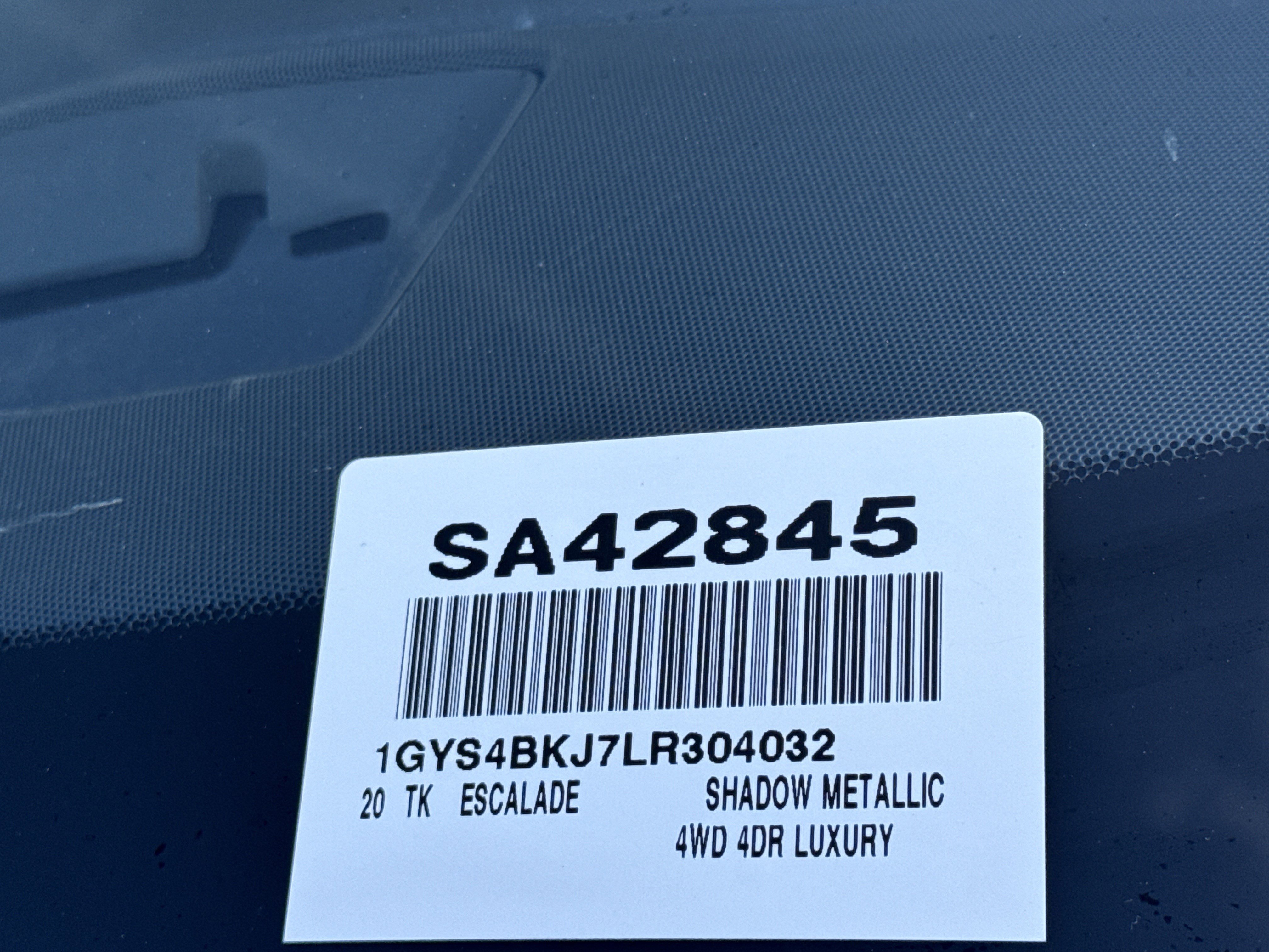 2020 Cadillac Escalade Luxury