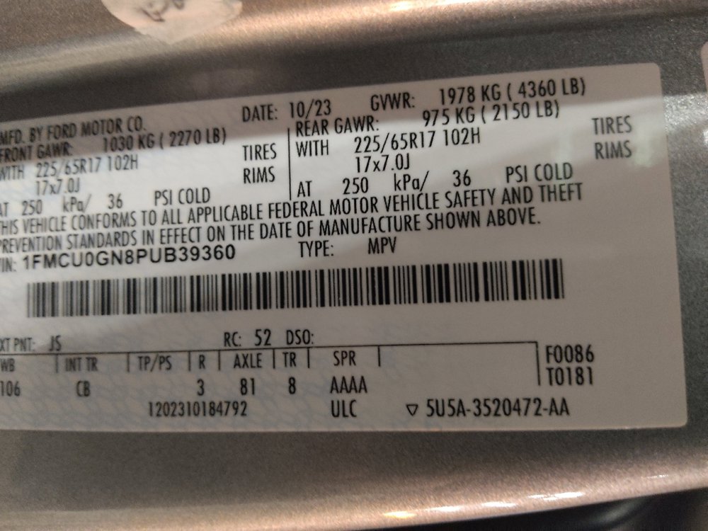 2023 Ford Escape Active