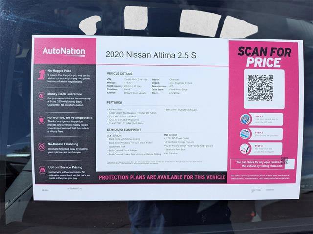 2020 Nissan Altima 2.5 S