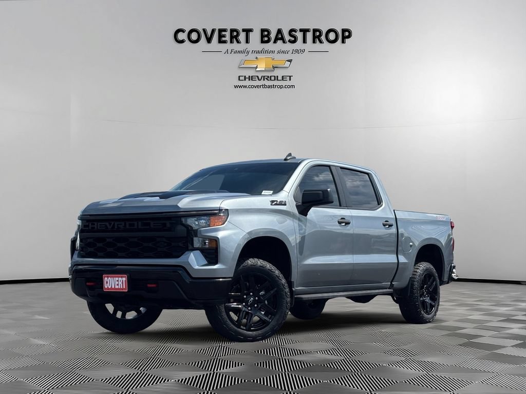 Certified 2023 Chevrolet Silverado 1500 Custom Trail Boss w/ LPO, Dark Essentials Package
