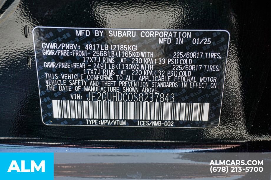 2025 Subaru Crosstrek 2.0i Premium