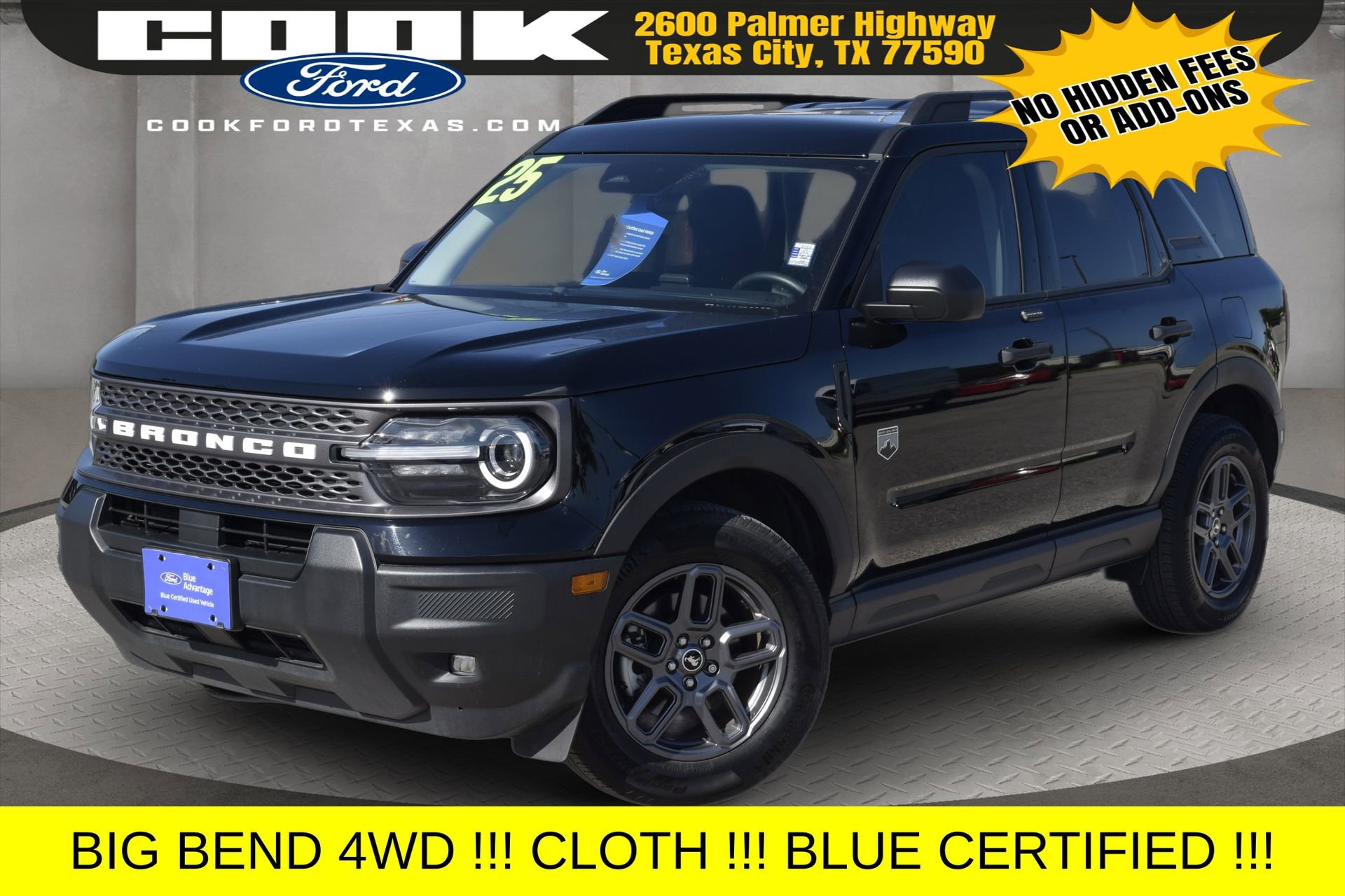 Certified 2025 Ford Bronco Sport Big Bend w/ Convenience Package