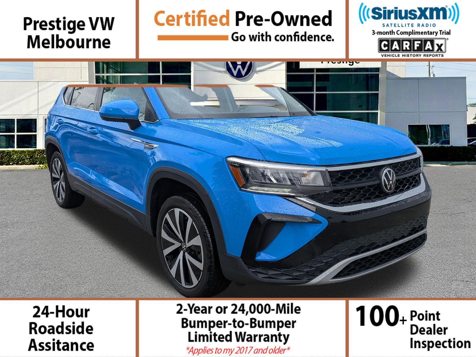Certified 2024 Volkswagen Taos SE