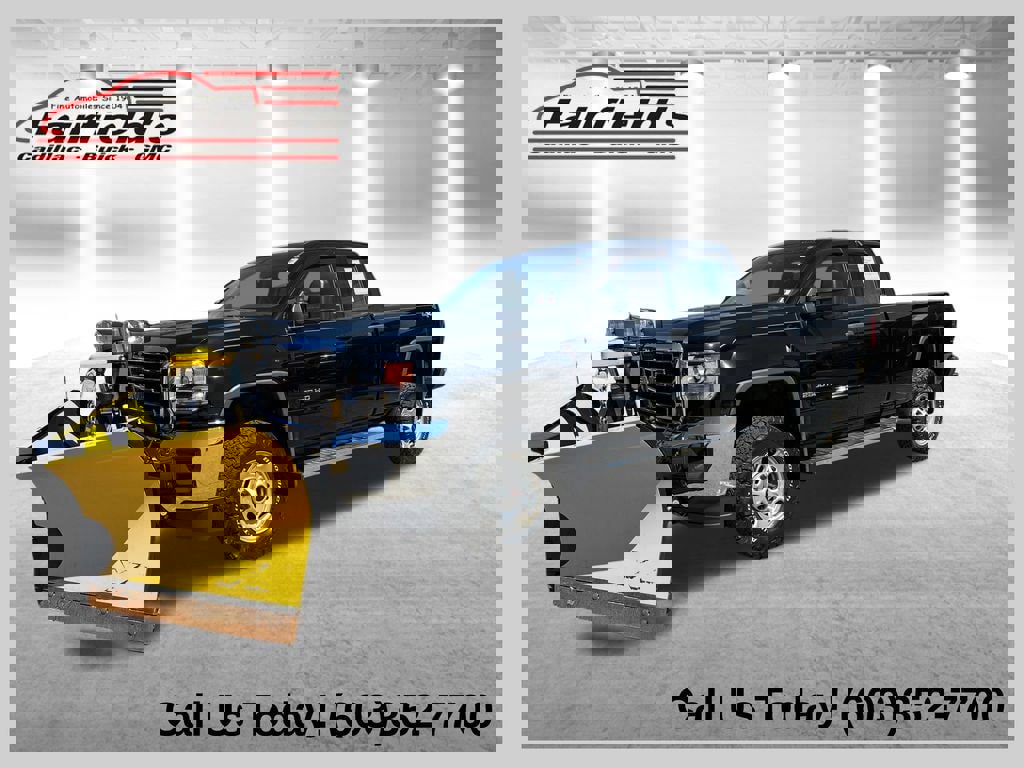 Used 2015 GMC Sierra 2500 4x4 Double Cab w/ Snow Plow Prep Package