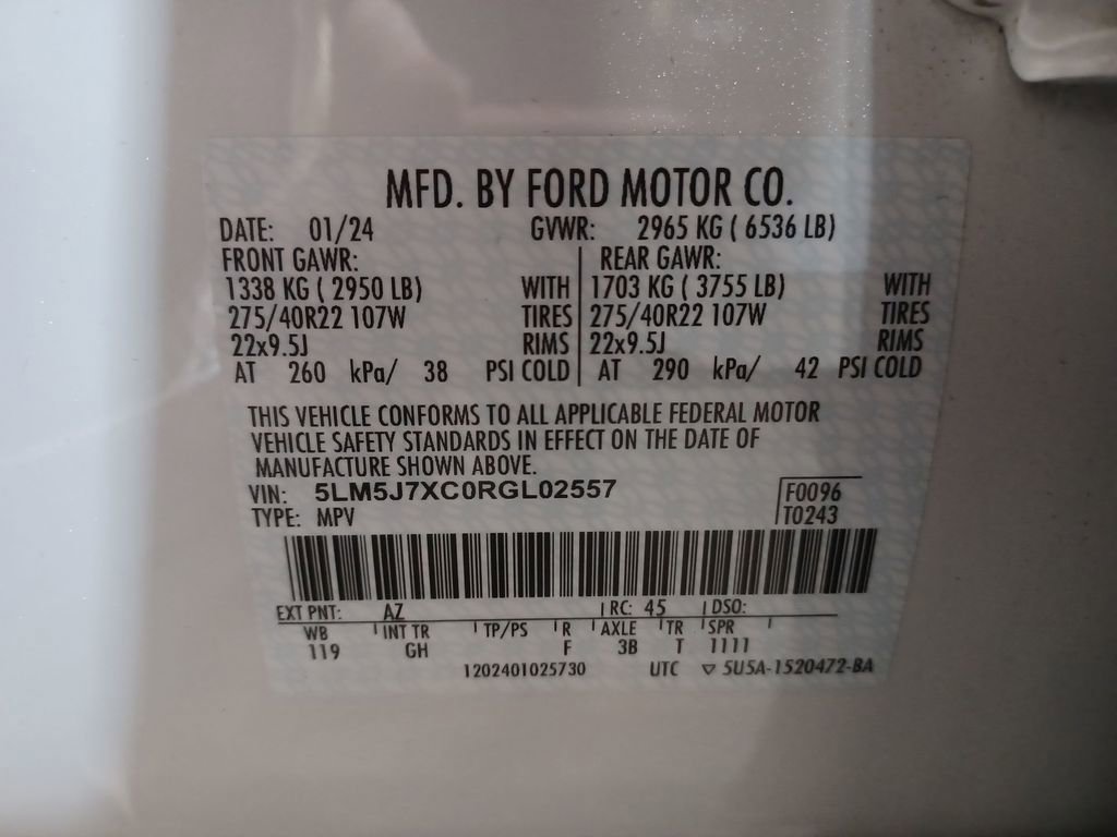 2024 Lincoln Aviator Reserve