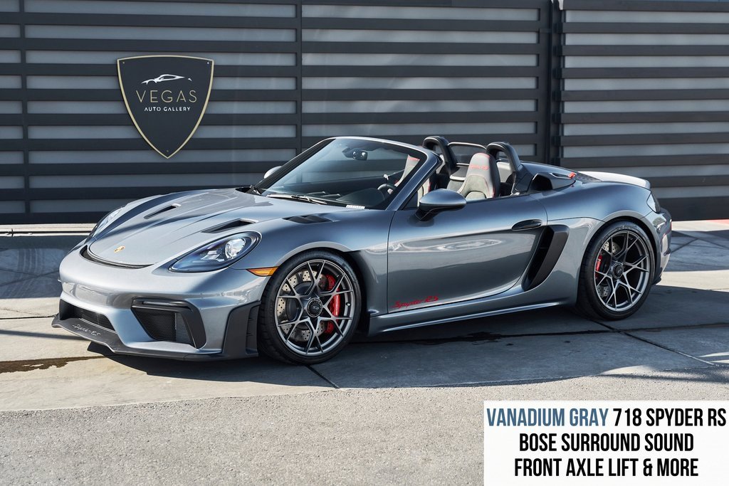 Used 2025 Porsche 718 Boxster Spyder RS w/ Accent Package Logos