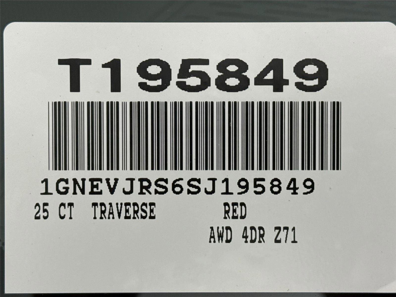 2025 Chevrolet Traverse Z71