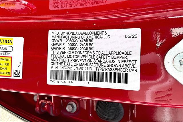 2022 Honda Accord Sport