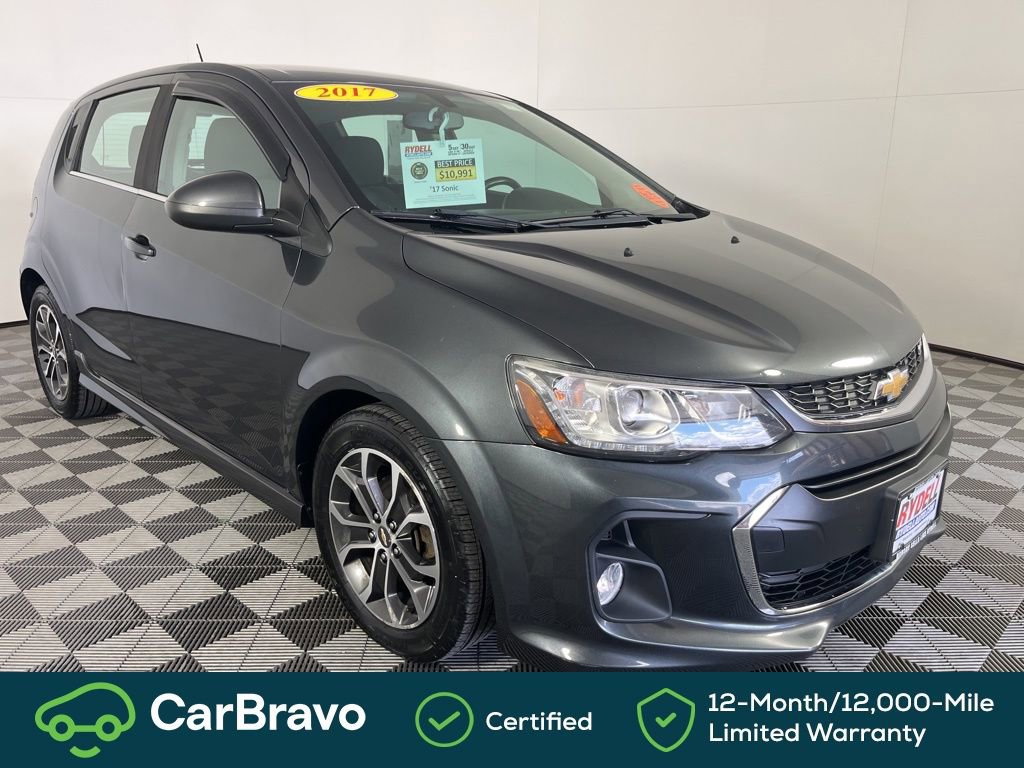 Certified 2017 Chevrolet Sonic LT