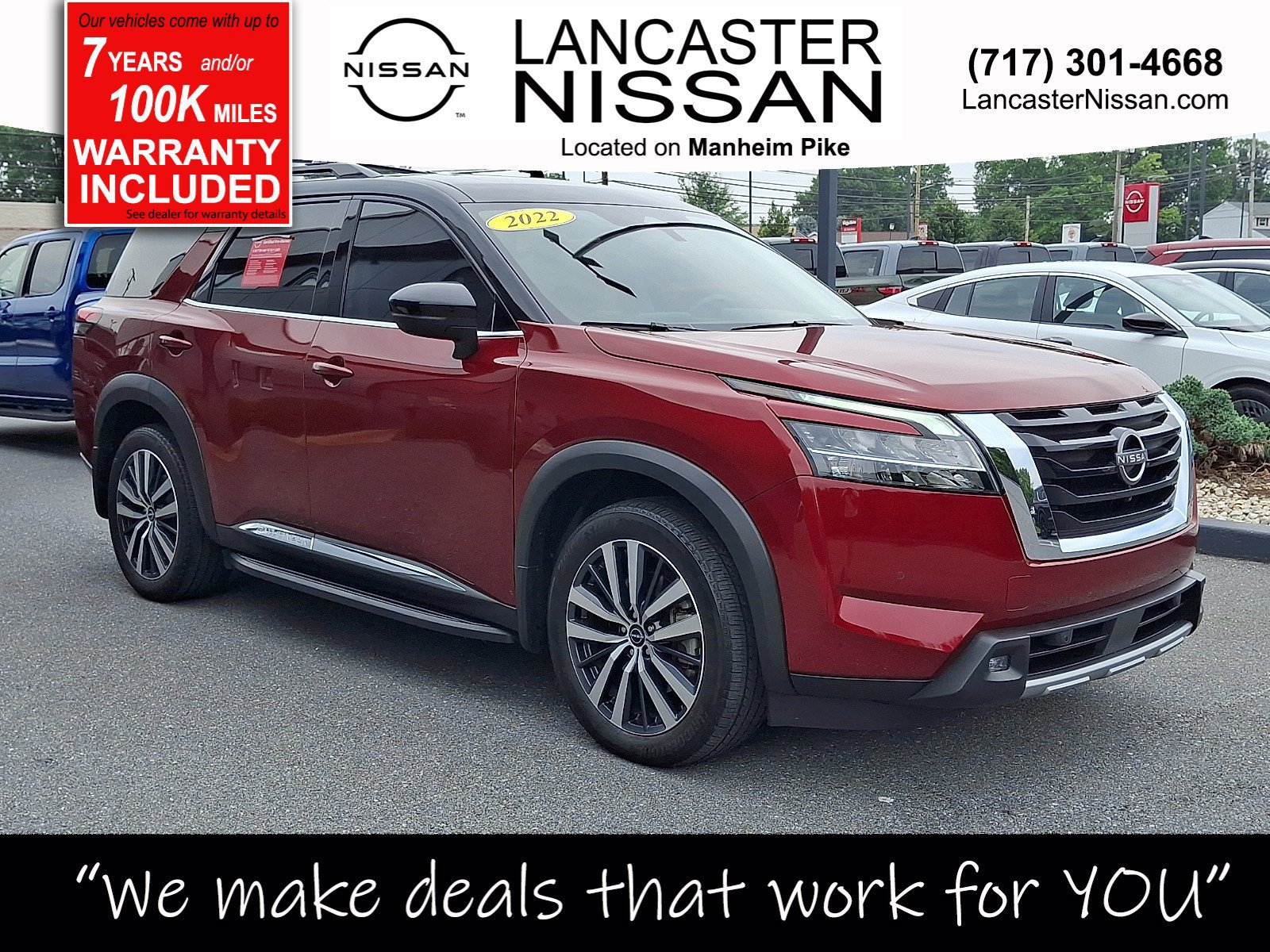 Certified 2022 Nissan Pathfinder Platinum w/ Cargo Package