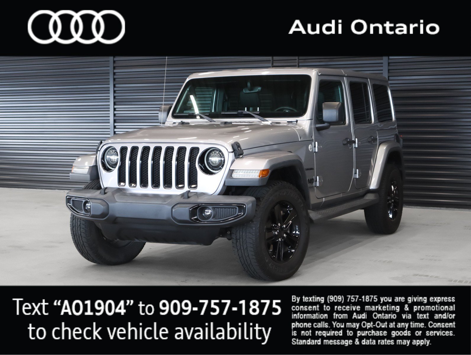 2019 Jeep Wrangler Unlimited Sahara Altitude 4x4 for sale in Ontario, CA