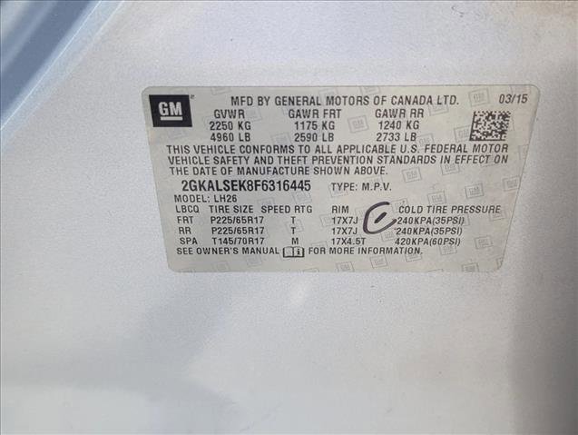 2015 GMC Terrain SLT