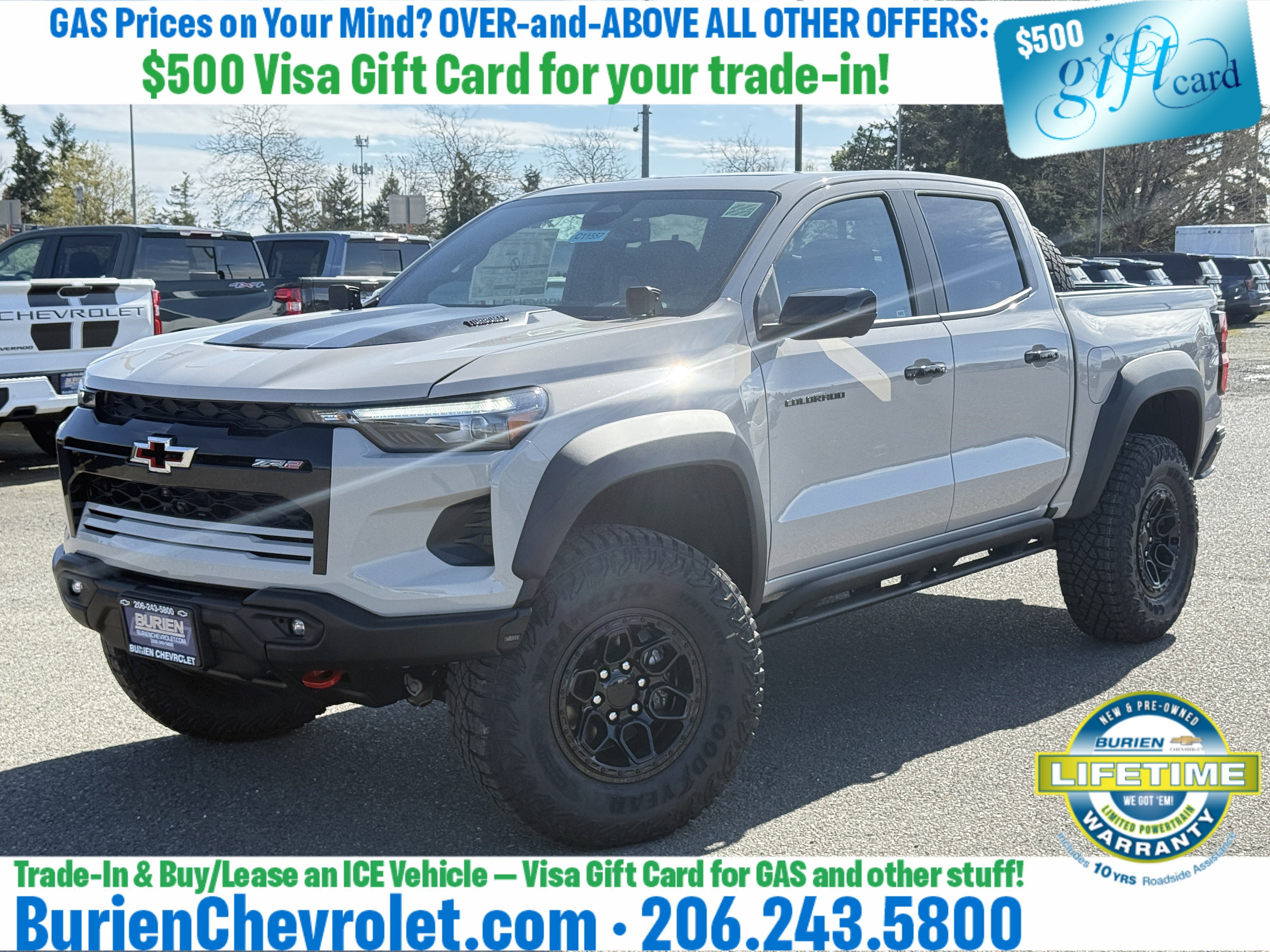 New 2026 Chevrolet Colorado ZR2 w/ ZR2 Bison Edition