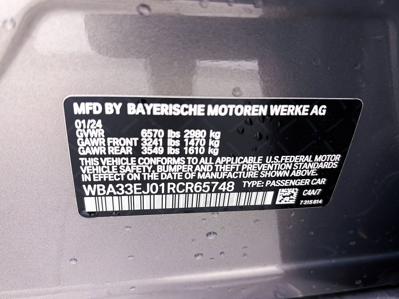 2024 BMW 760i xDrive