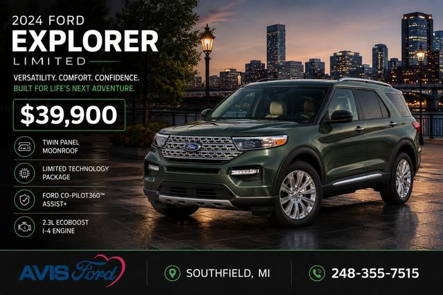 Used 2024 Ford Explorer Limited w/ Limited Technology Package