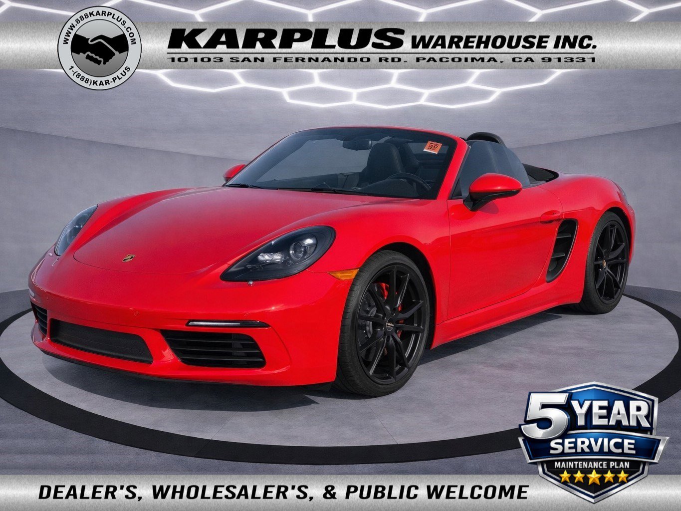 Used 2020 Porsche 718 Boxster S w/ Sport Chrono Package
