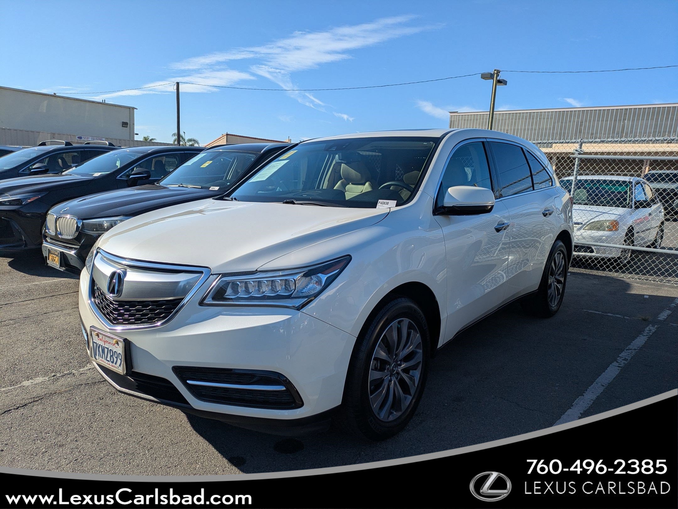 2015 Acura MDX w/Tech