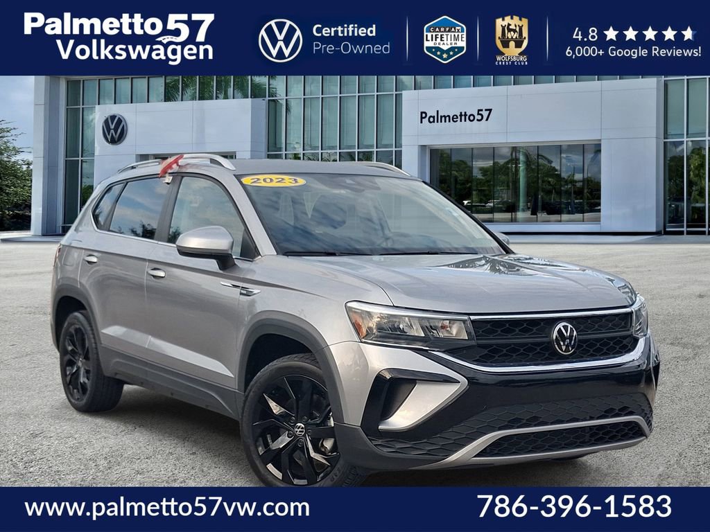 Certified 2023 Volkswagen Taos SE w/ Black Wheel Package