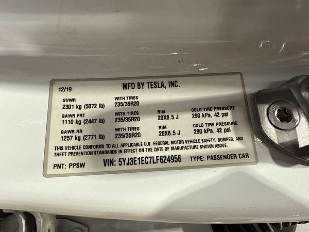 2020 Tesla Model 3 Performance