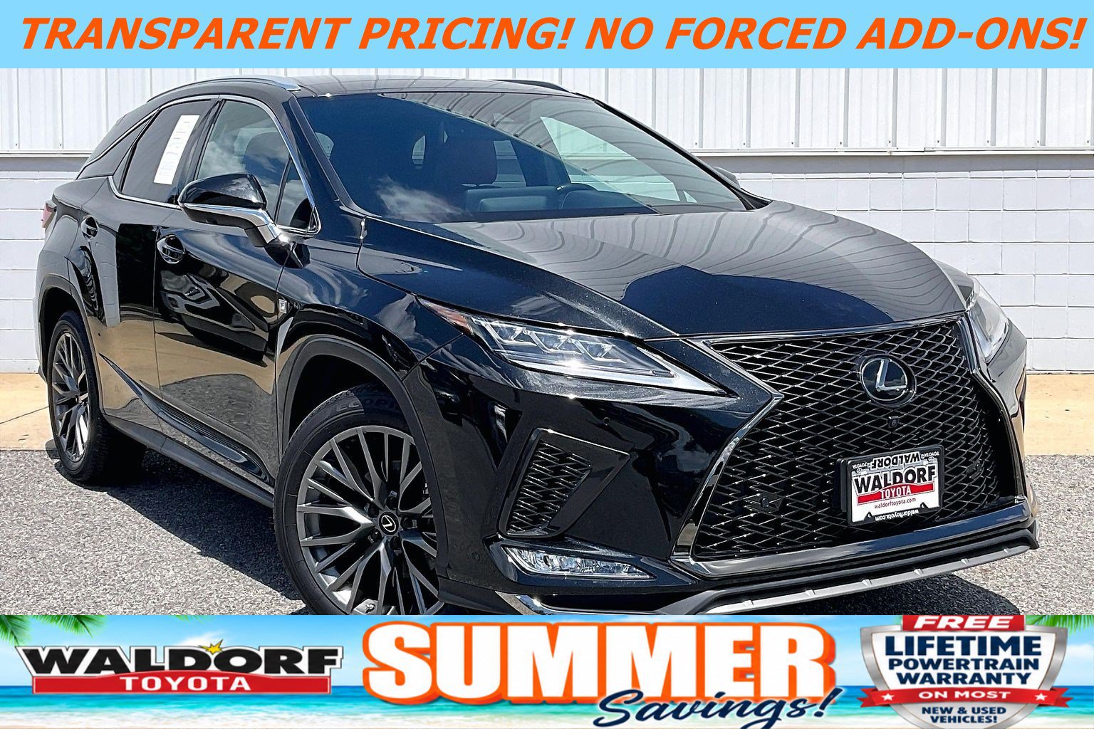 Used 2021 Lexus RX 350 F Sport w/ Accessory Package