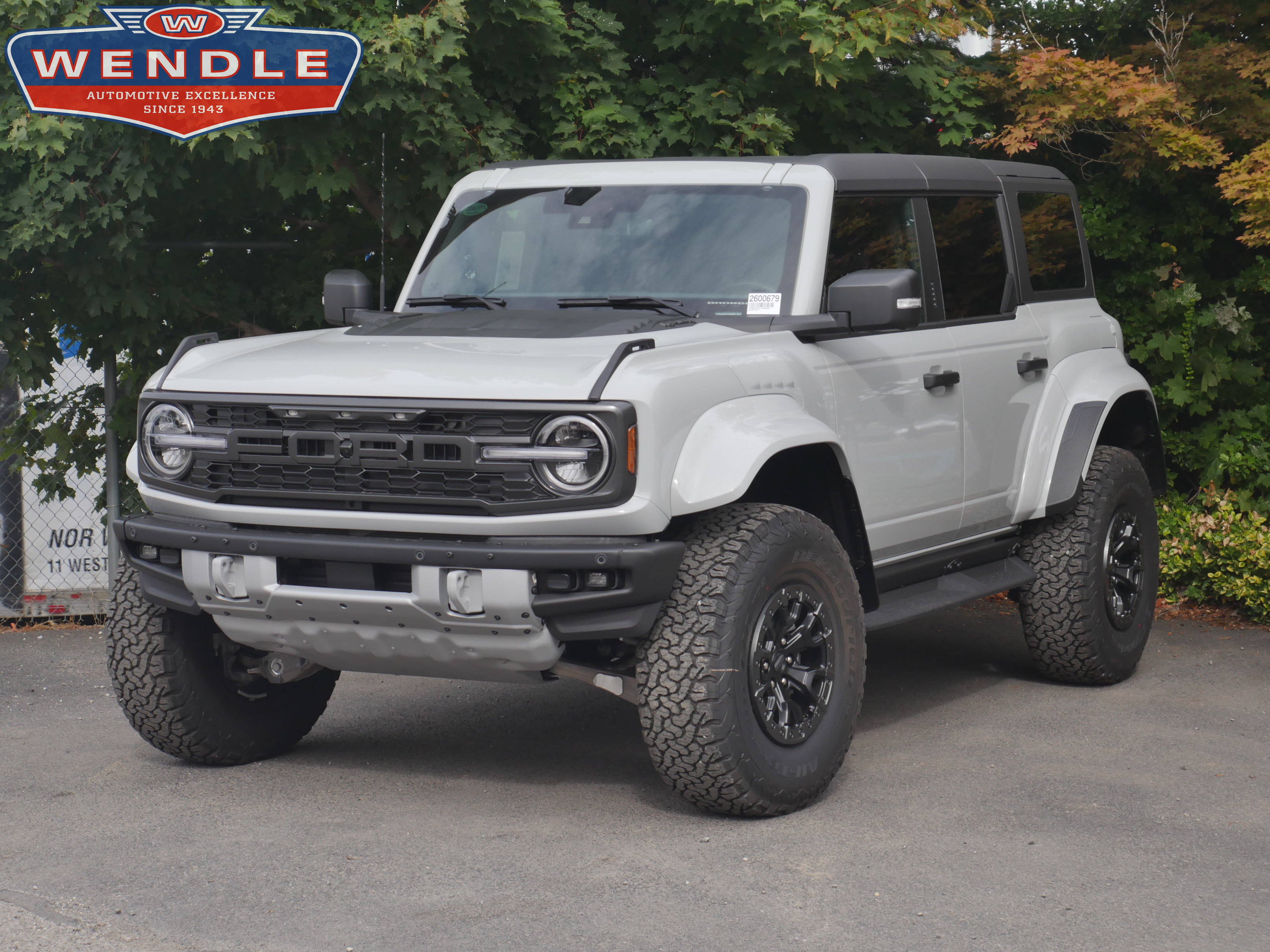 New 2026 Ford Bronco Raptor w/ Interior Carbon Fiber Pack