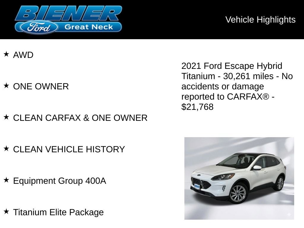 2021 Ford Escape Titanium