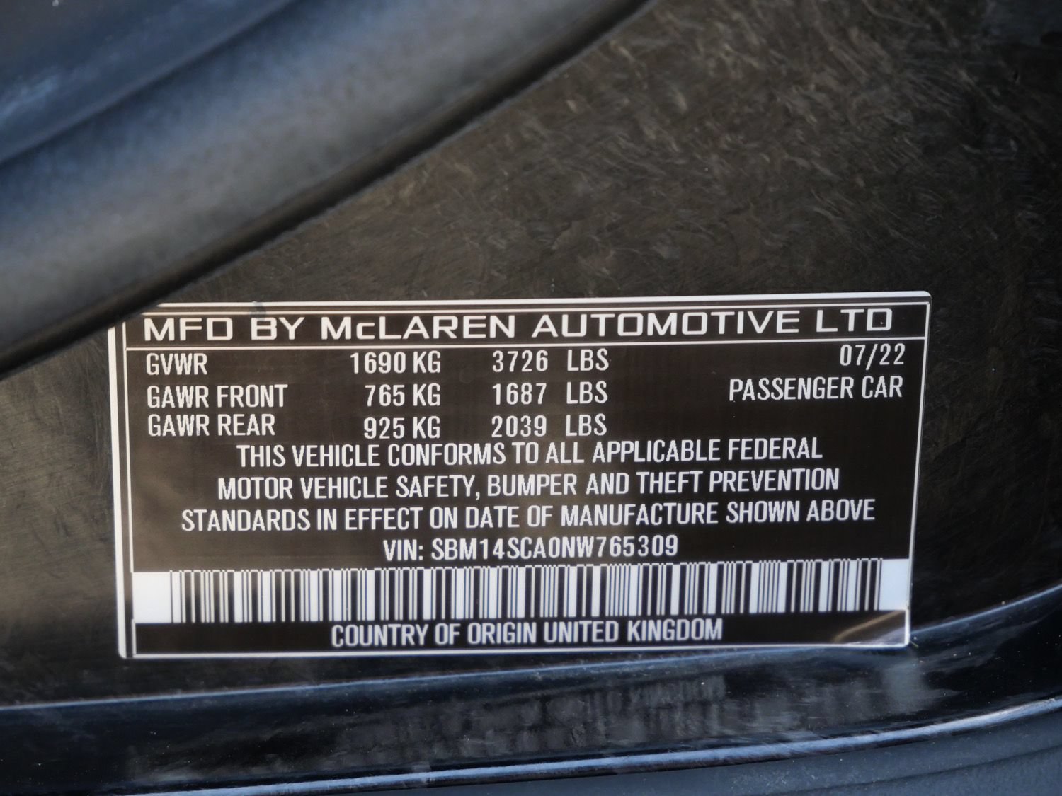 Used 2022 McLaren 765LT photo 49