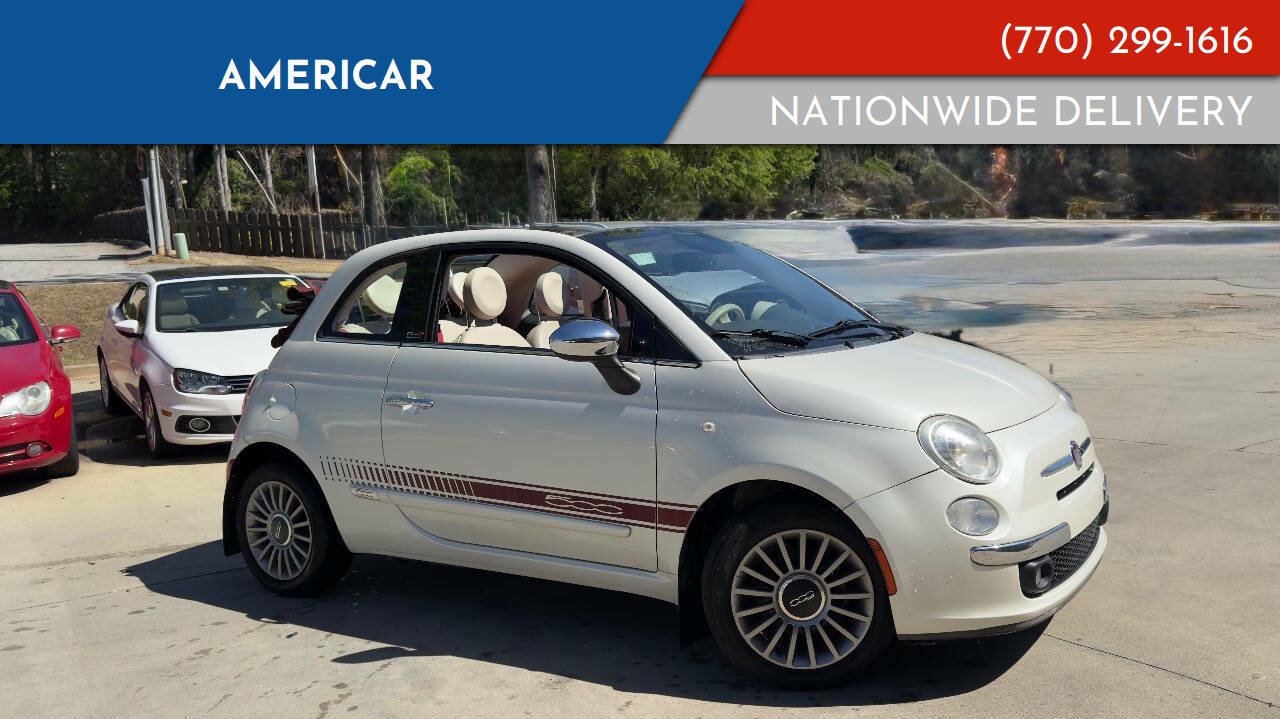 Used 2015 FIAT 500 Lounge w/ Luxury Leather Package