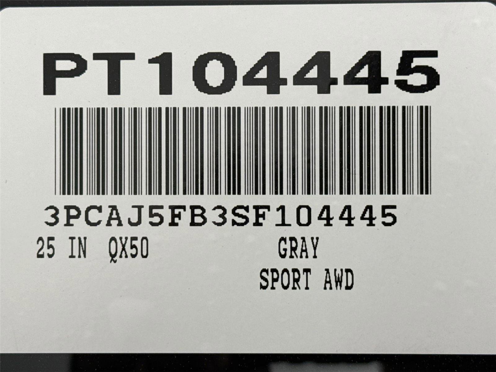 2025 INFINITI Qx50 Sport