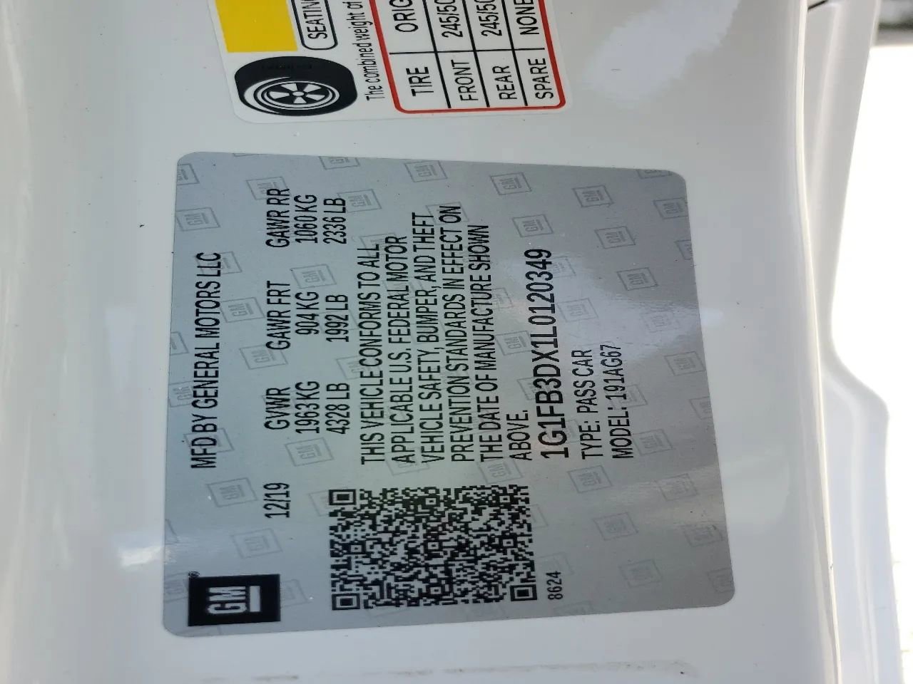 2020 Chevrolet Camaro LT