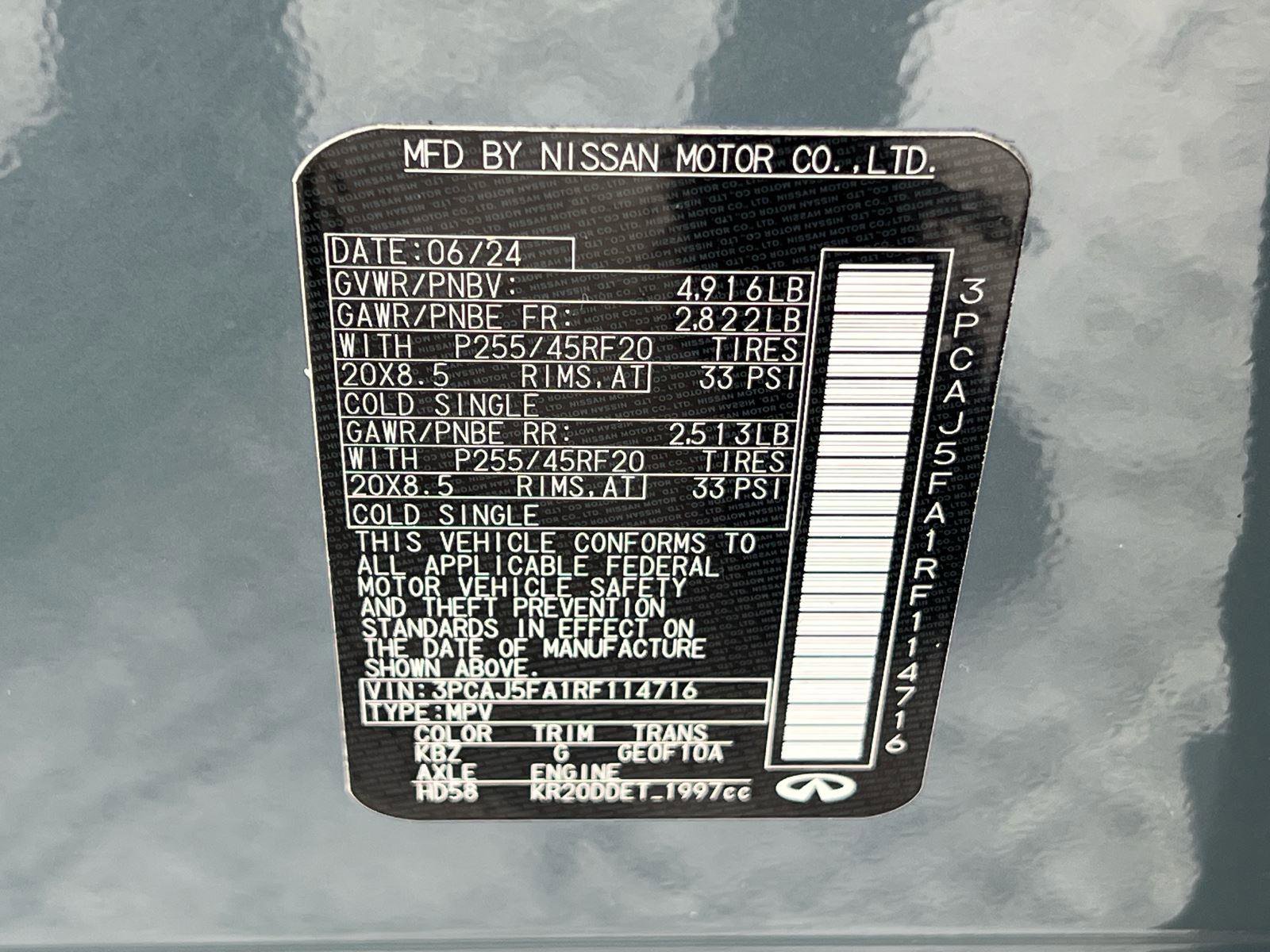 2024 INFINITI Qx50 Sport