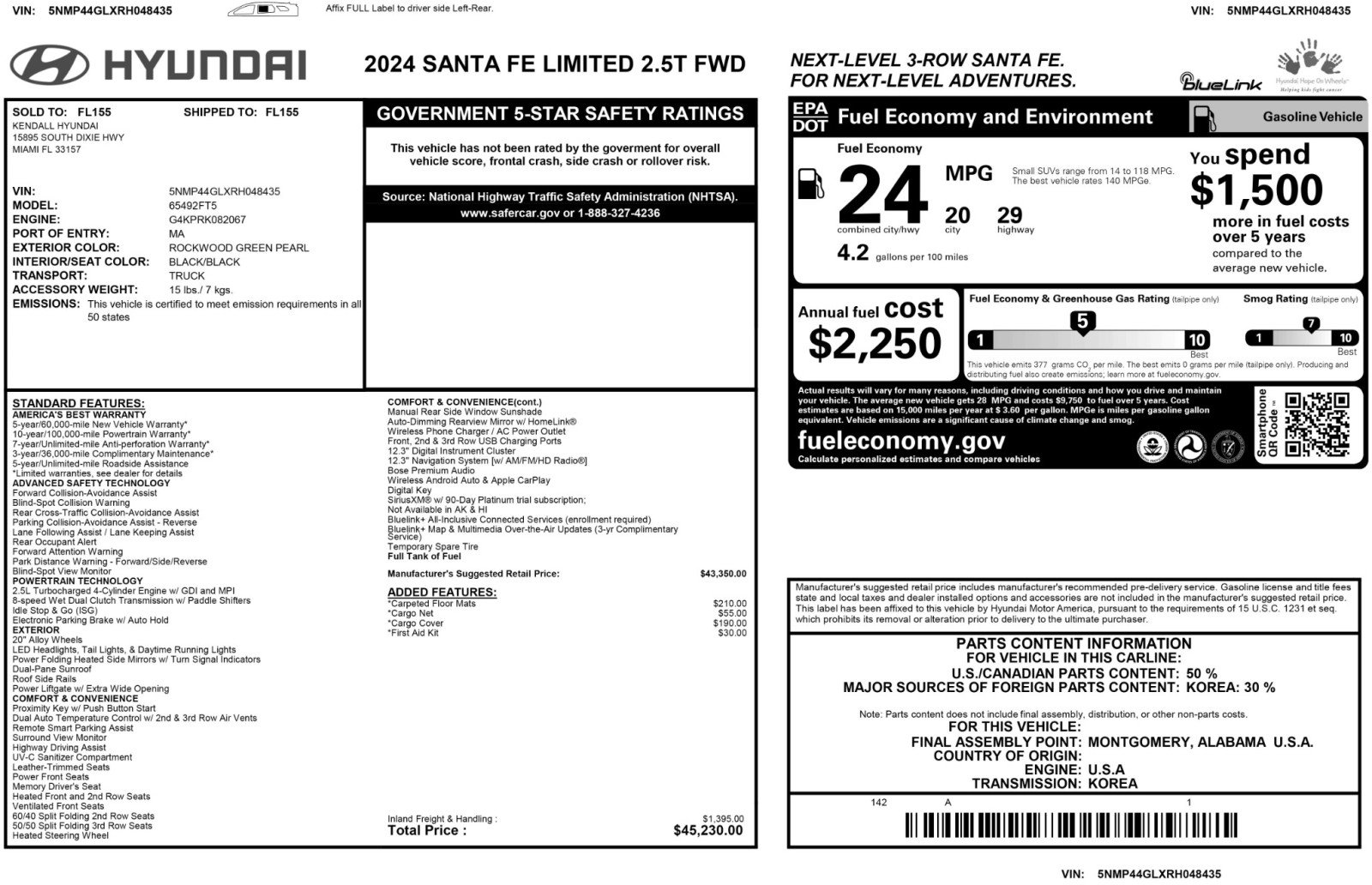 2024 Hyundai Santa Fe Limited