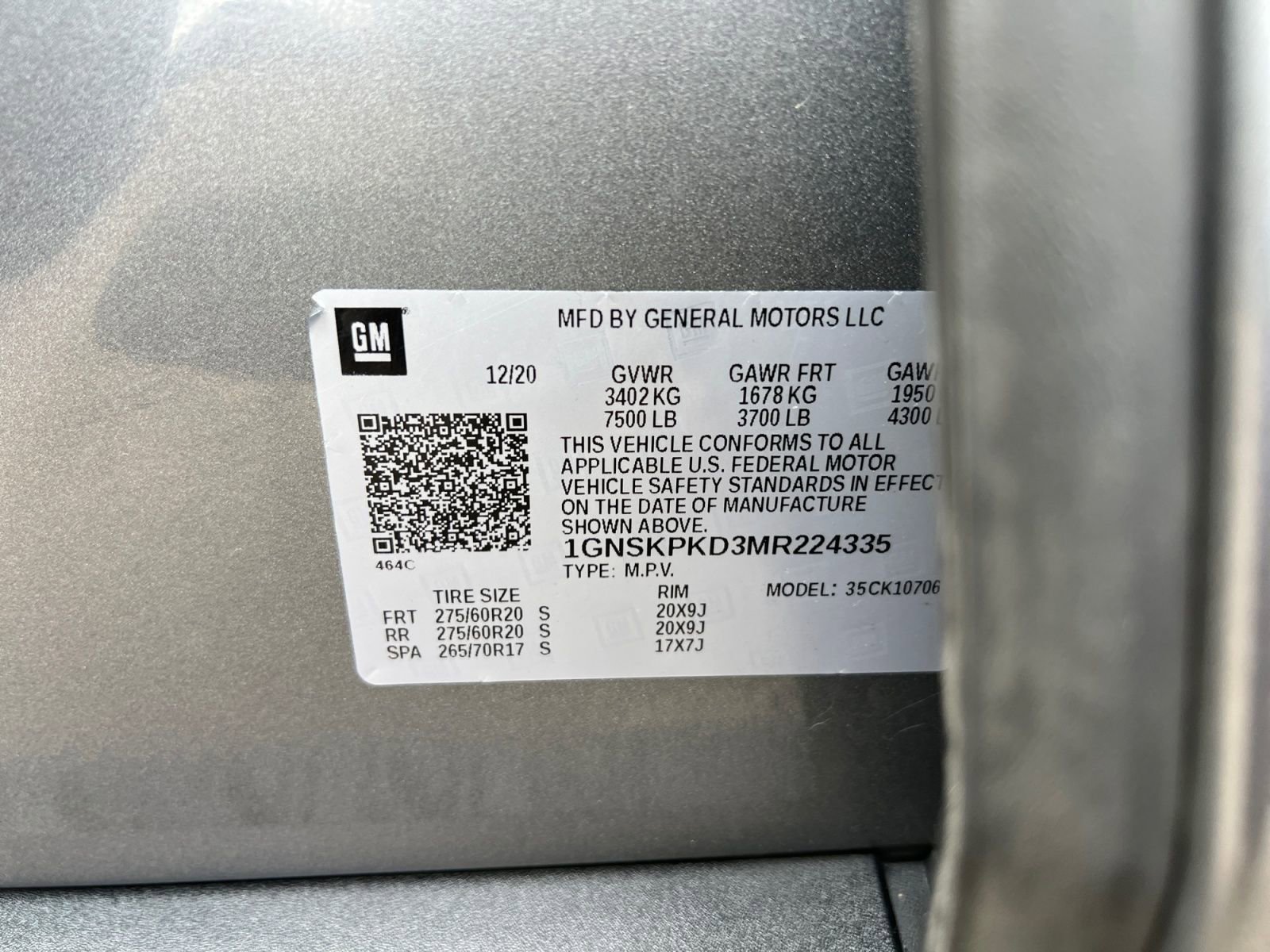 2021 Chevrolet Tahoe Z71