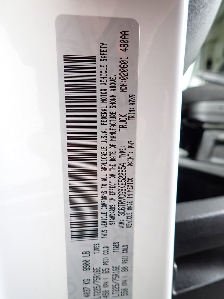 2019 RAM ProMaster 2500