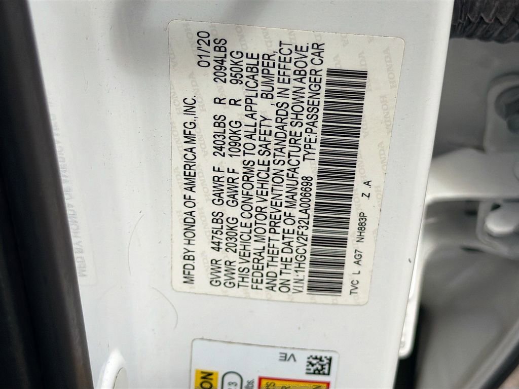 2020 Honda Accord Sport