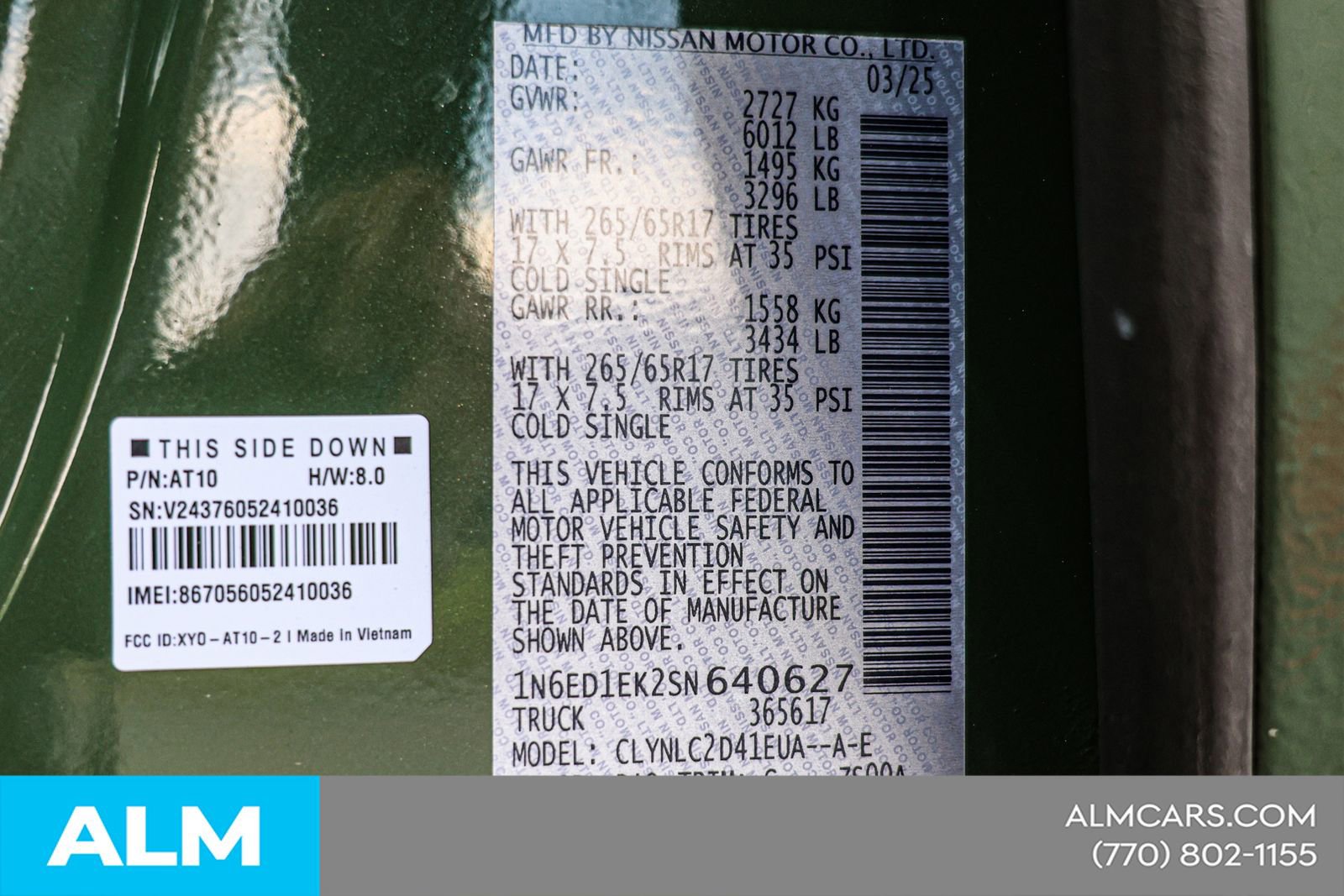 2025 Nissan Frontier SV