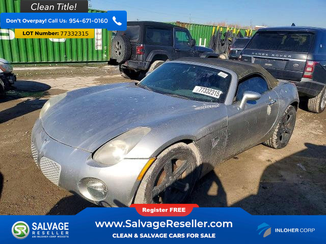 Used 2007 Pontiac Solstice Convertible w/ Preferred Package