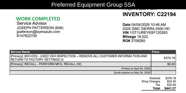 2025 GMC Sierra 2500 Denali