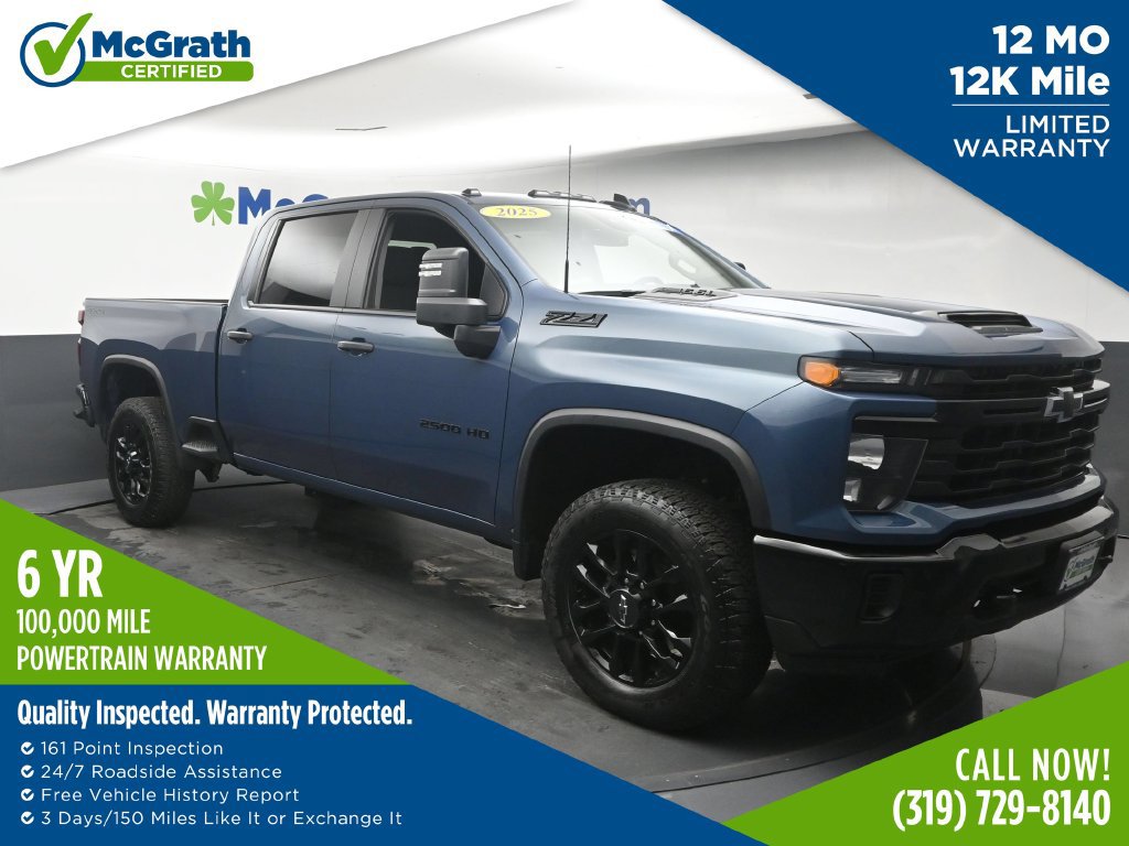 Used 2025 Chevrolet Silverado 2500 Custom w/ Custom Value Package
