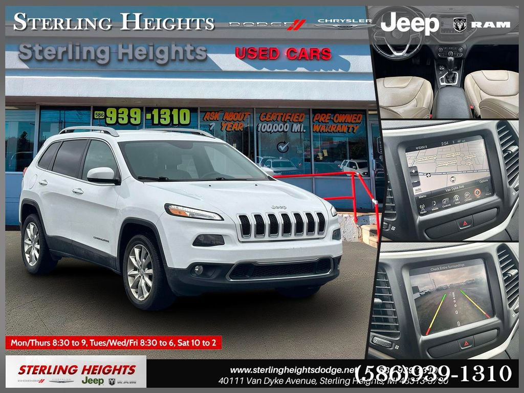 Used 2016 Jeep Cherokee Limited w/ Luxury Group