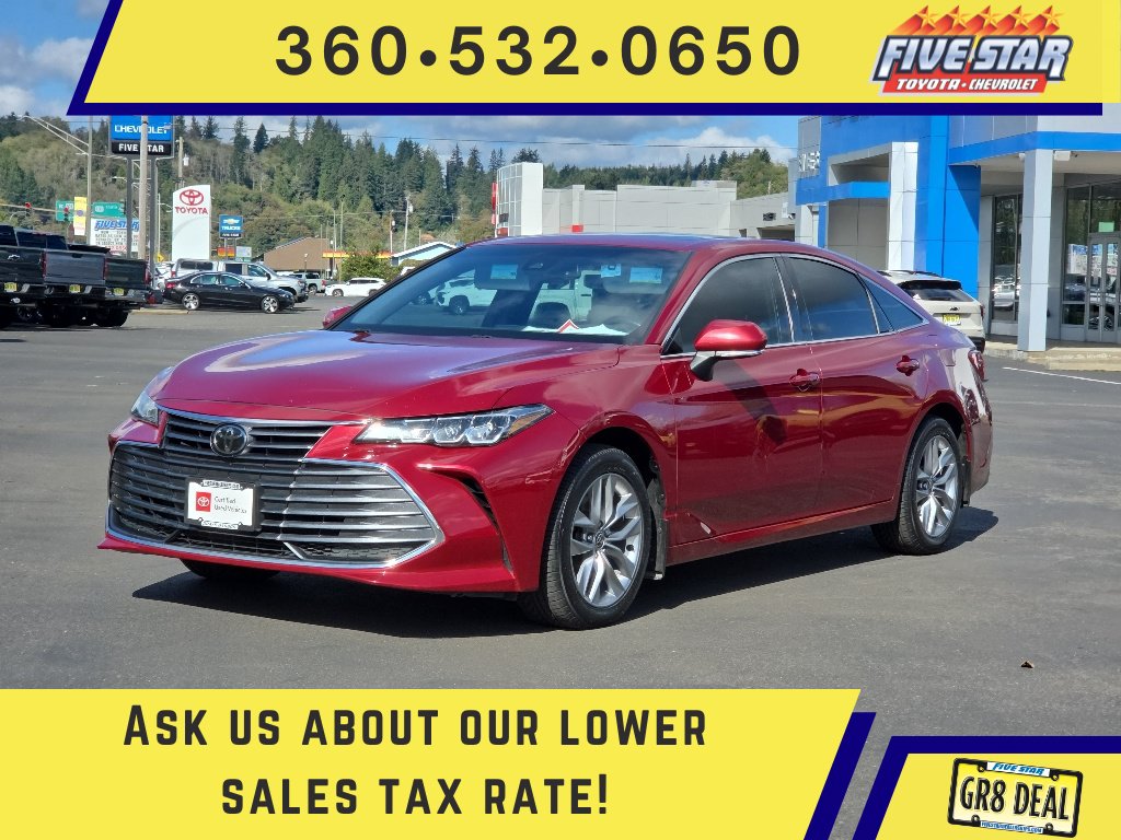 Certified 2021 Toyota Avalon XLE w/ Moonroof Package