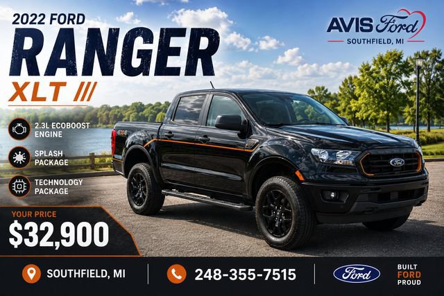 Used 2022 Ford Ranger XLT w/ Equipment Group 302A High