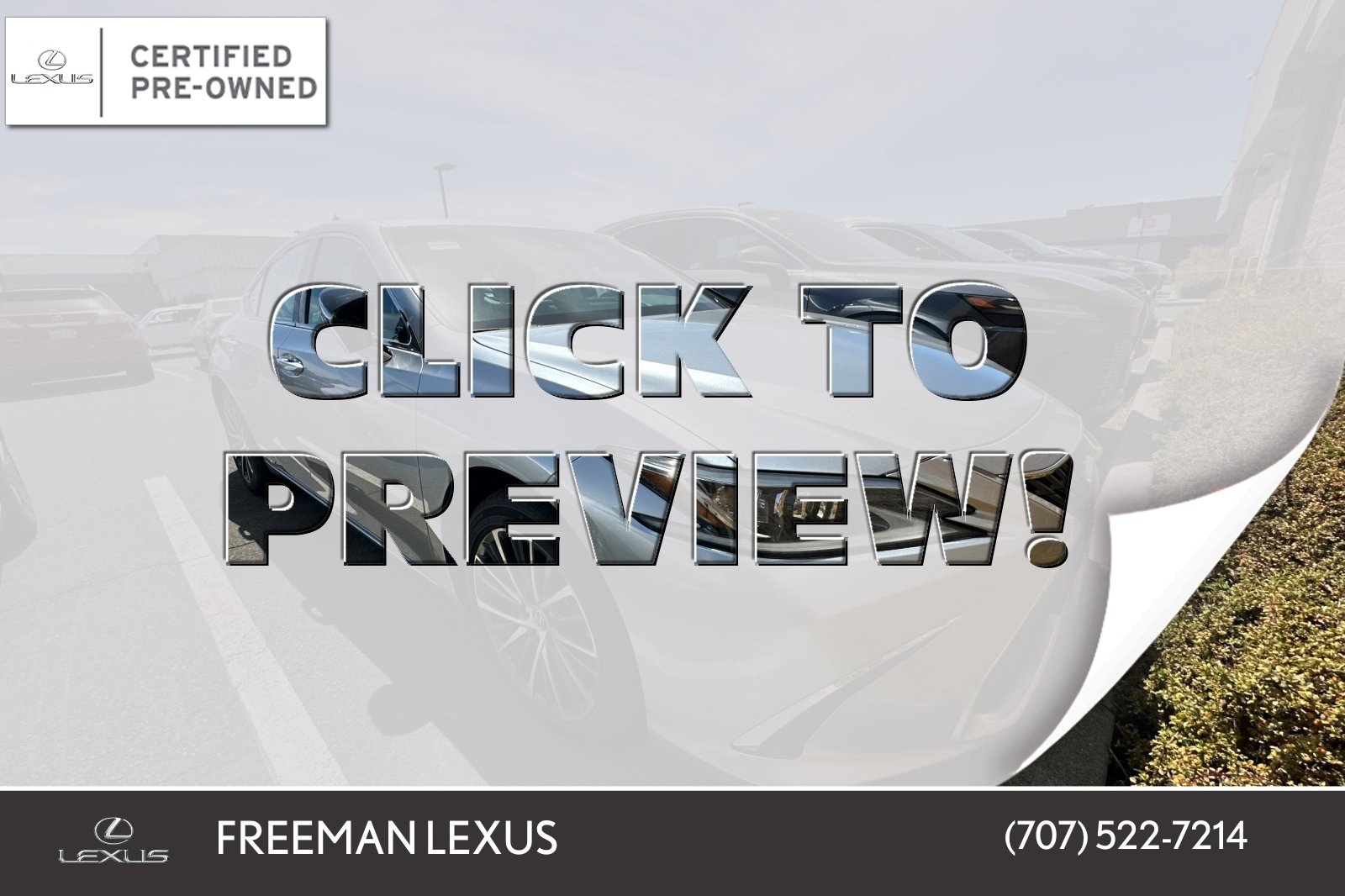 Certified 2022 Lexus ES 300h w/ Premium Package