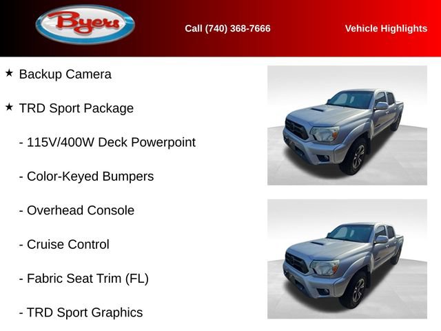 2013 Toyota Tacoma 4x4 Double Cab