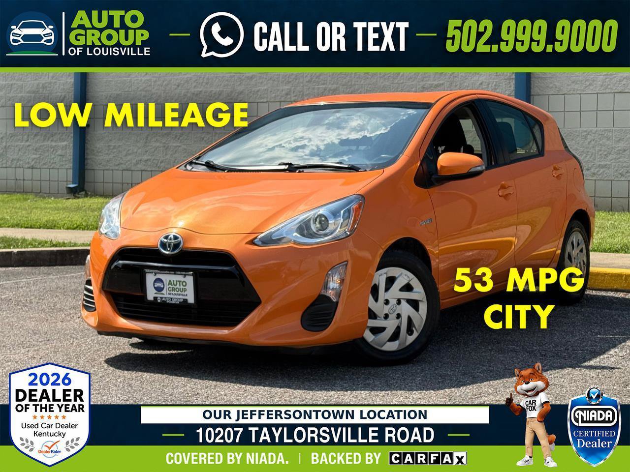 Used 2016 Toyota Prius C Two