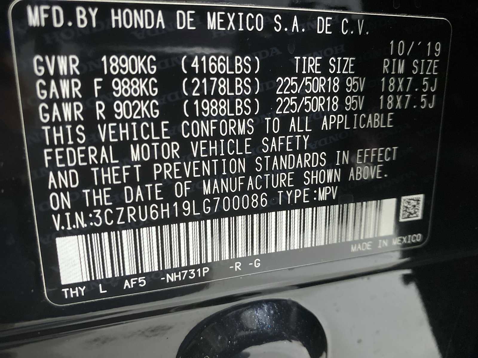 2020 Honda HR-V Sport